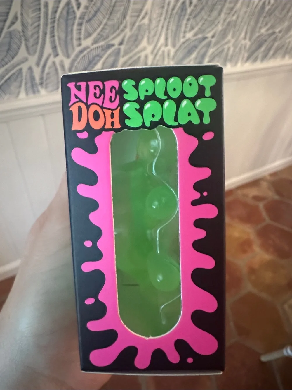 Schylling NeeDoh Splooot Splat Green Kids Toy Stress Ball